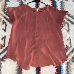 Blush Lily White Short Sleeve Dress Shirt